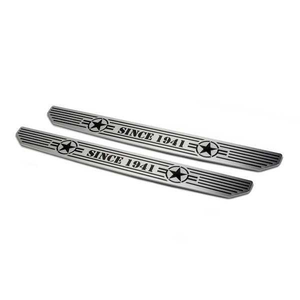 Dv8 Offroad JL FRONT SILL PLATES 18PRES WRANGLER JL 24 DOOR D-JL-180014-STR2